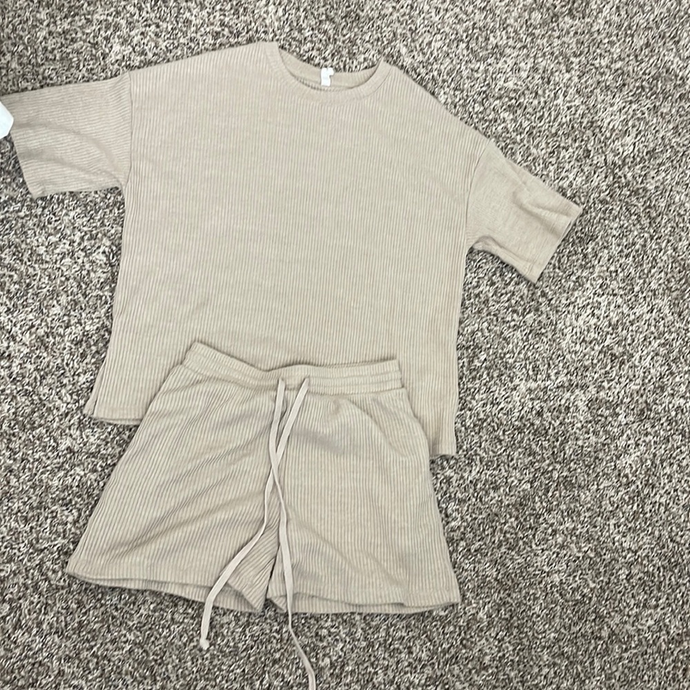 Ribbed set from wishlist size small EUC